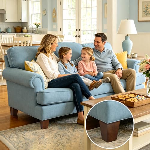 Wood Furniture Legs, 4 inch Sofa Legs, Square Couch Legs Pack of 4, Wood Legs for Table w/Pre-drilled Hanger Bolt - size: 4 inch (4pcs) Standard (With hanger bolt)