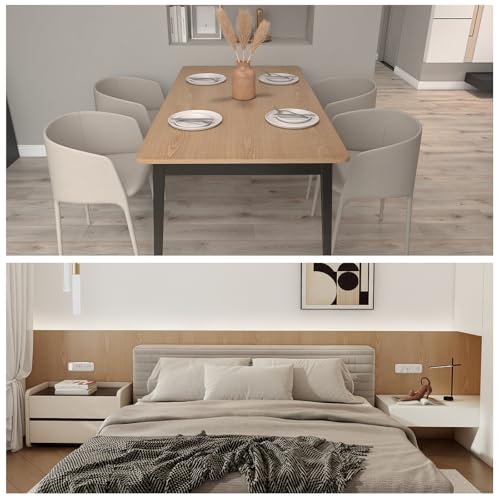 Wood Grain Contact Paper Peel and Stick Wallpaper Self Adhesive Wall Paper for Furniture Countertop Drawer Shelf Liner Cabinet Waterproof Easy to Clean 17.7" X 393" - color: Teak, size: 17.7"W x 393"L