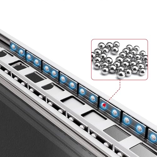 Soft Close Drawer Slides 18'', 5 Pairs, Side Mount for Kitchen, Bathroom and Office, Heavy Duty 100LB Ball Bearing, Full Extension Cabinet Drawer Slides (18 inch, 5 Pairs) - size: 18 Inch, style: 5 Pairs