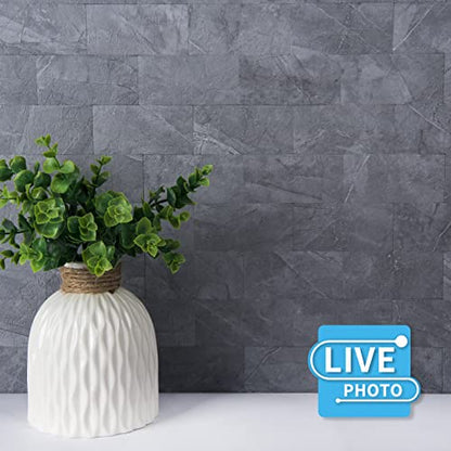 Art3d Peel and Stick Backsplash, Stick on Wall Tile, 10-Pack, Blue Grey - color: Blue Gray 10pcs
