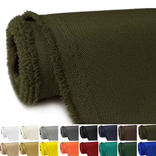 Waterproof Upholstery Fabric by the Yard 600D Oxford, Army Green - color: Army Green, size: 1 Yard 36" x 58"