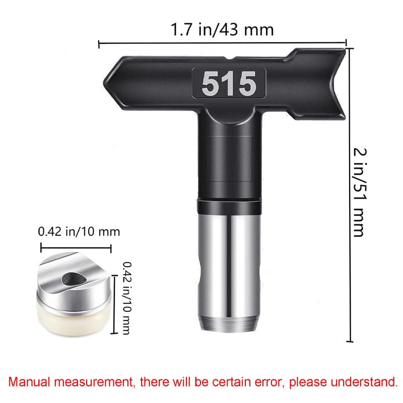 515 Spray Tip Airless Paint Sprayer Tips Reversible Spray Nozzle Spray Tips