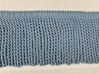 French Blue Bullion Fringe Trim BUF-6-C/41 Width of 6" Upholstery/Drapery/Interior Design/Home Furnishing/Linen