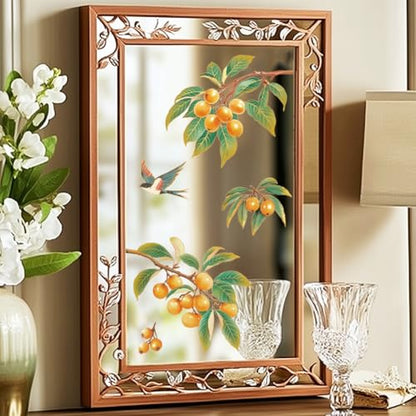 Peacoblue Chinese Aesthetic Loquat Rub On Transfers for Furniture 6"x12" - style: Chinese Aesthetic Loquat