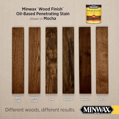 Minwax 227194444 Wood Finish, Mocha - color: Mocha, size: 0.0625 Gallon