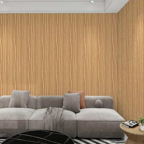 Retro Wood Grain Peel and Stick Wallpaper 15.7"x472" Self Adhesive Removable Wall Covering Waterproof Vinyl for Bedroom Kitchen Cabinet Furniture - color: Wood Grain 5, size: 15.7" x 472"