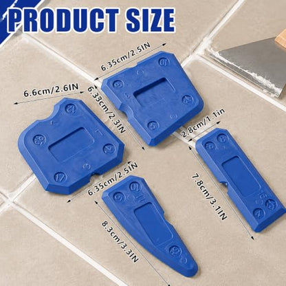 4PCS Silicone Caulking Tool Set, Multi-Function Sealant Finishing Tools