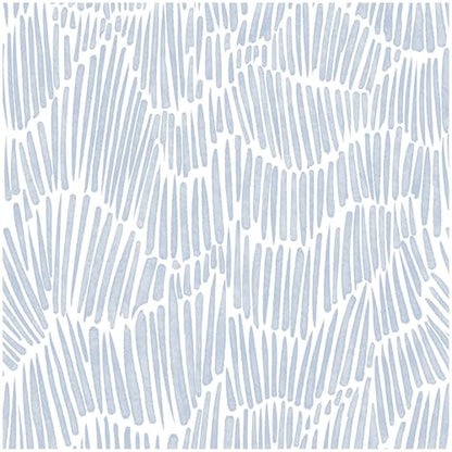 Theper Blue Peel and Stick Wallpaper Boho Striped Contact Paper 17.3"×787" - color: Blue, size: 17.3" x 787"