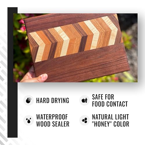 Real Milk Paint, Half and Half, Pure Tung Oil with Pine for Wood Finishing, Cutting Boards, Butcher Blocks, Clay, Stone, and Slate, 16 oz. - color: Pine, size: 16 Ounce (Pack of 1)