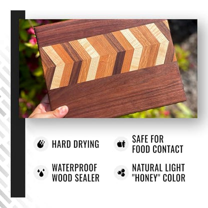 Real Milk Paint, Half and Half, Pure Tung Oil with Pine for Wood Finishing, Cutting Boards, Butcher Blocks, Clay, Stone, and Slate, 1 Gallon - color: Pine, size: 128 Ounce (Pack of 1)