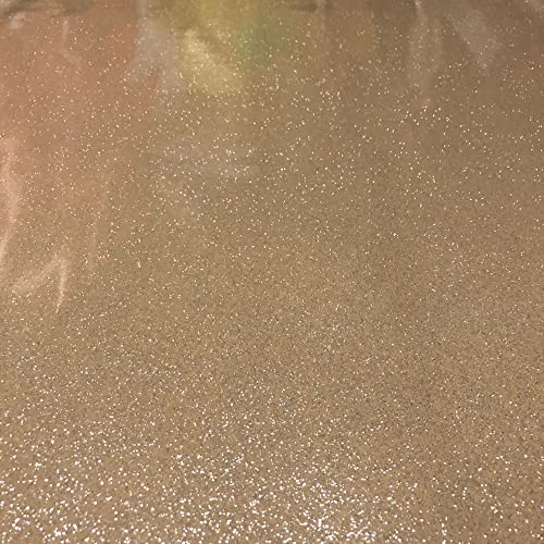 Sparkle Vinyl Fabric, Smooth Glitter Faux Leather Sheets, Shiny Material, Great for Upholstery Bag Making Hair Bows Clips Earrings DIY and Craft Projects - 1 Foot 12"x54" (Caramel) - color: Caramel, size: 1 Foot