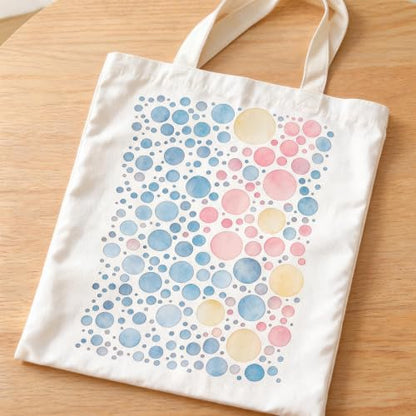 TIAMECH A4 Reusable Polka Dot Stencil for Painting - style: Polka Dot