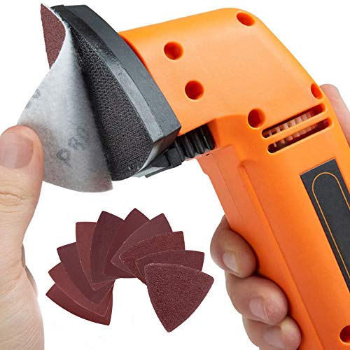 AUSTOR 120 Pieces Triangular Sandpaper, Triangle Sanding Sheets