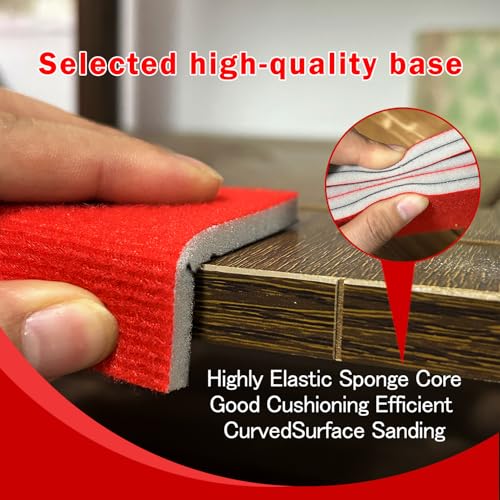 20PCS 3 x 4 Inch 600 Grit Sanding Sponge, Ultra Fine Sanding Sponges Pads, Soft Foam Hand Sanding Block Dry Wet Sandpaper Blocks for Model Drywall Metal Wood Furniture Polishing - style: 600 Grit 20PCS