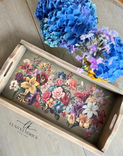 Dixie Belle Transfer - Antique Flora - (3) 8� x 12"" Sheets