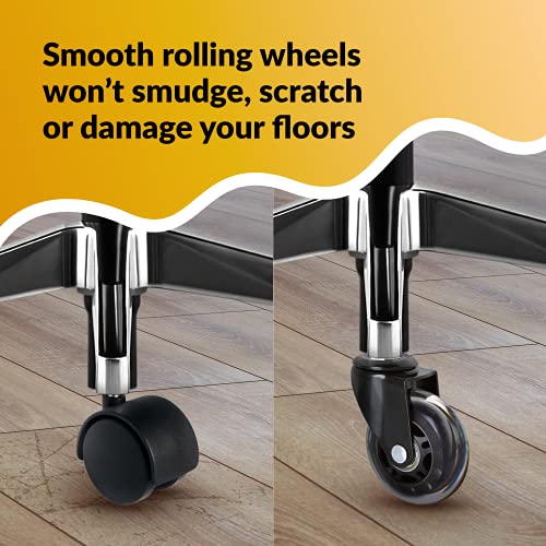 50 Pack Office Chair Wheels, Universal Replacement Casters for Desk Chairs - style: Clear - 50 Pack