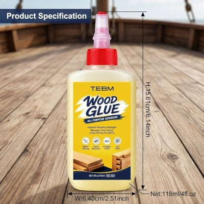 Wood Repair Glue Furniture Adhesive - Strong Bonding Liquid for Broken Table Legs, Chairs & Cabinets - Easy DIY Woodwork Fix