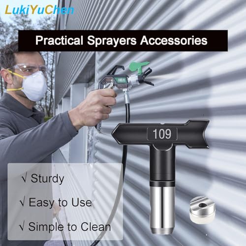 109 Spray Tips for Airless Paint Spray Nozzle, 1 Set - color: 109