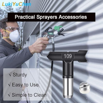 109 Spray Tips for Airless Paint Spray Nozzle, 1 Set - color: 109