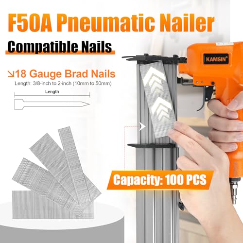 F50A Pneumatic Brad Nailer Trim Work
