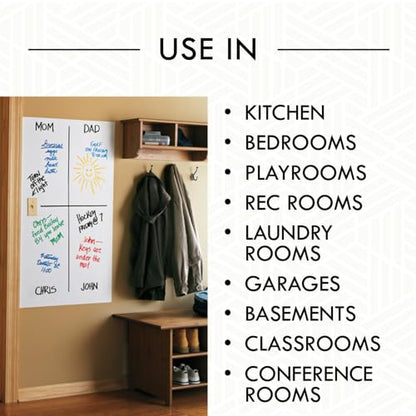 Rust-Oleum Dry Erase White Brush-On Paint Kit - size: 16 Fl Oz (Pack of 1)