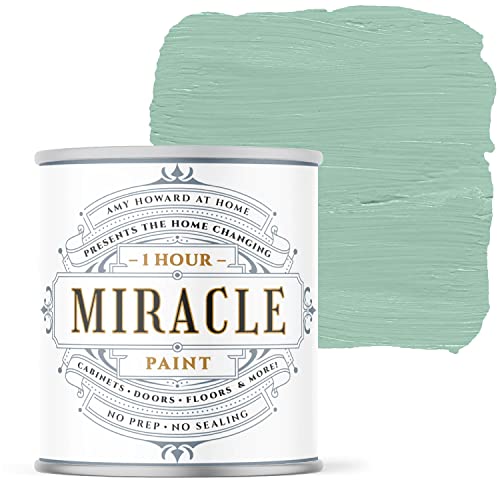 Amy Howard at Home - One Hour Miracle Paint - Water-Based Enamel Paint - Scrubbable Eggshell Finish Furniture Paint - All In One Paint - No Stripping, Sanding, or Priming - 32 OZ - Barefoot in the Park - color: Barefoot in the Park