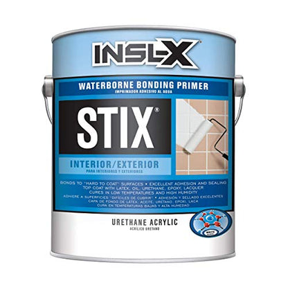 INSL-X SXA11009A-01 Stix Acrylic Waterborne Bonding Primer, 1 Gallon, White - size: 128 Fl Oz (Pack of 1)
