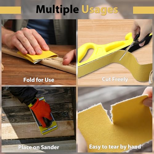 2-3/4 Inch Hook and Loop Longboard Sandpaper Roll, 25 Yards