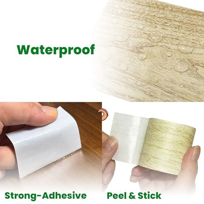 ECOHomes Wood Grain Repair Tape (Modern Pine, 2.25 Inch x 15 Feet) - color: Modern Pine, size: 2.25 Inch By 15 Ft