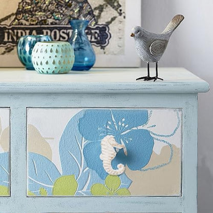 4 Pcs Coastal Cabinet Knobs Ocean Nautical Drawer Pulls (White) - color: White