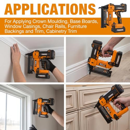 Freeman 20V Cordless 3-in-1 Nailer Kit – 1300 Shots/Charge | PE20V31618G - style: 3-in-1 16 and 18 Nailer/Stapler Kit