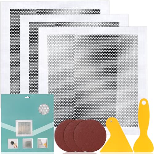 3Pcs Drywall Repair Kit Large Hole, 12 x 12in Self-Adhesive Drywall Patch - size: 3Pcs