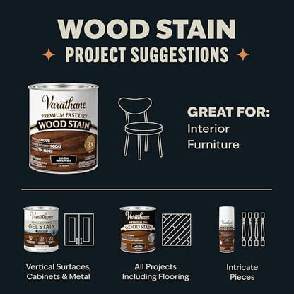 Varathane Premium Fast Dry Golden Oak Wood Stain - color: Golden Oak, size: 1 Quart (Pack of 1)
