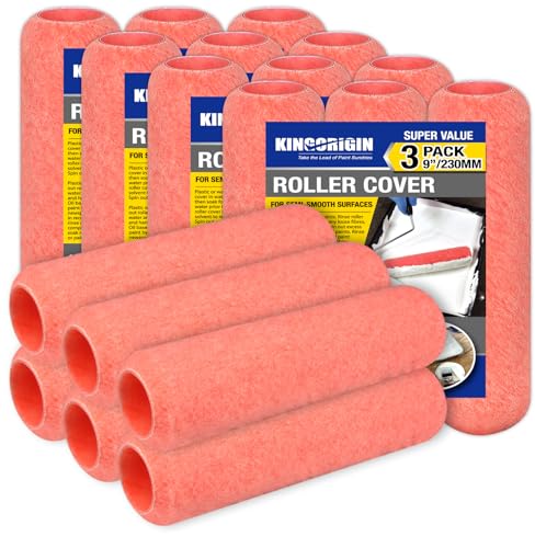 King Origin Paint Roller Covers, 18 Pack, 9 Inch Paint Roller - size: 18 PCS, 9-Inch