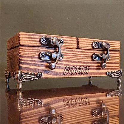 24 PCS Antique Brass Box Legs Feet for Wood Jewelry Trinkets Storage Chest - color: Bronze(24 Pack）