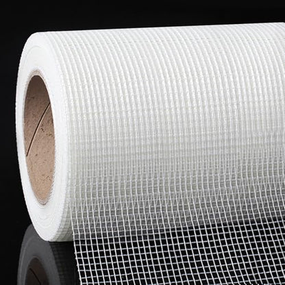 QILIMA Self-Adhesive Fiberglass Drywall Joint Tape Mesh for Wall Patch, 6 Inch by 75 Feet White - size: 6Inch x 75 Feet