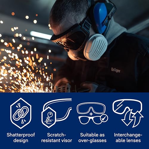 Dräger X-pect 4800 Safety Glasses - color: Black