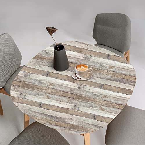 Yun-aeon Natural Wood-Grey Contact Paper Peel and Stick Wallpaper - color: Natural Wood-grey, size: 17.3" x 472.4"