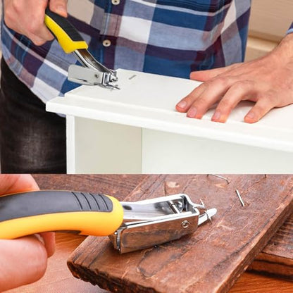 2-Pack Heavy Duty Staple Remover - Professional Upholstery & Carpet Staple Puller Tool with Non-Slip Ergonomic Handle for Furniture, Wood, Floor, Carton, Construction - color: 2 Pcs