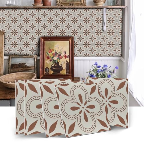 VICCI 12Pcs Foam Tile Sticker, 5.9x5.9 Peel and Stick Wall Decals - color: Art-230, size: 5.9x5.9IN*12PCS