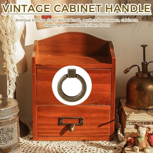 2Pcs Ornate Cabinet Knobs and Pulls, Bright Brass Knob - color: Bright Brass