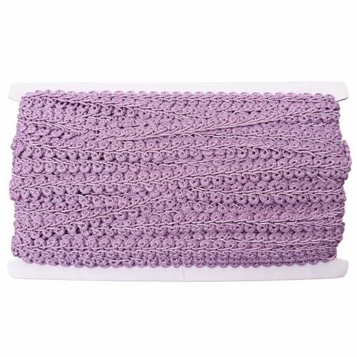 Sedona Designz 1/2” French Braid Gimp Trim – 15 Yards Bolt – Decorative Upholstery & Sewing Trim for Furniture, Curtains, Pillows, Crafts & Home Décor Projects - Lavender - color: Lavender