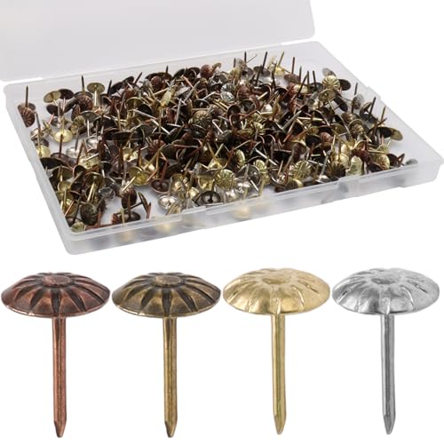 Upholstery Tacks Assortment Kit, 400PCS - color: Kit