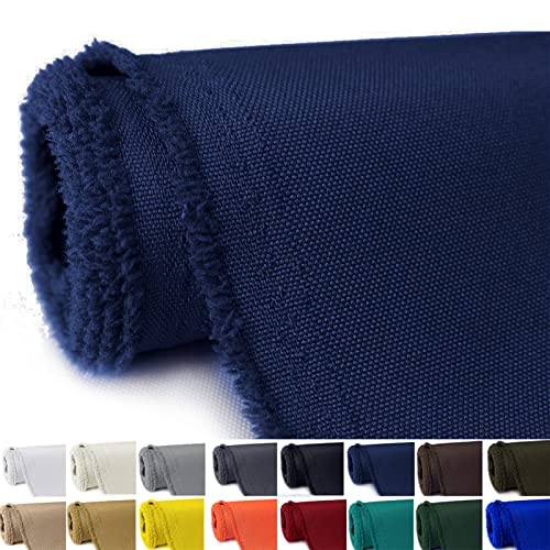 Waterproof Upholstery Fabric by the Yard 600D Oxford, Navy Blue - color: Navy Blue, size: 1 Yard 36" x 58"