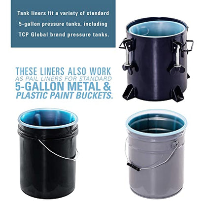 Master Elite 5 Gallon Paint Pressure Pot Tank Liners, Pack of 48 - size: 5 Gallon (Pack of 48)
