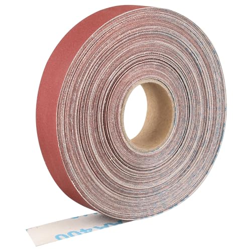 Emery Cloth Roll 400 Grit, 1 Inch x 82 Feet Heavy Duty Sandpaper - size: 25 meters, style: 400 Grit