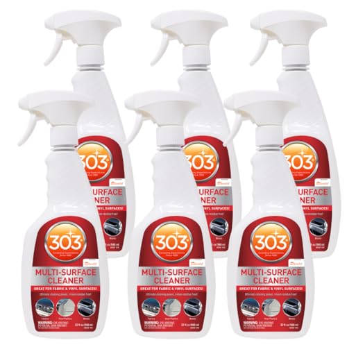 303 Marine Multi-Surface Cleaner for Vinyl & Canvas, 32 oz 6-Pack - size: 32 Fl Oz (Pack of 6), style: 32 fl. oz.