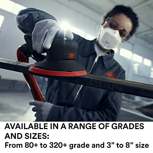 3M Xtract Net Disc 710W, 180+, 3 in, Die 300V, Pack of 50 Hook and Loop Sanding Discs, Virtually Dust-Free, Premium Option for Metal, Wood, Composites, Stock Removal, and Fine Finishing - size: 3 in, 180+