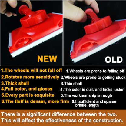 RSL43 Paint Edge Trimmer Plus Two Replace Pads | Corner Walls & Ceilings Pad Painter | Paint Pad Applicator | Edge Painting Tool with Painter's Pad Refills | Paint Edger for Wall Painting