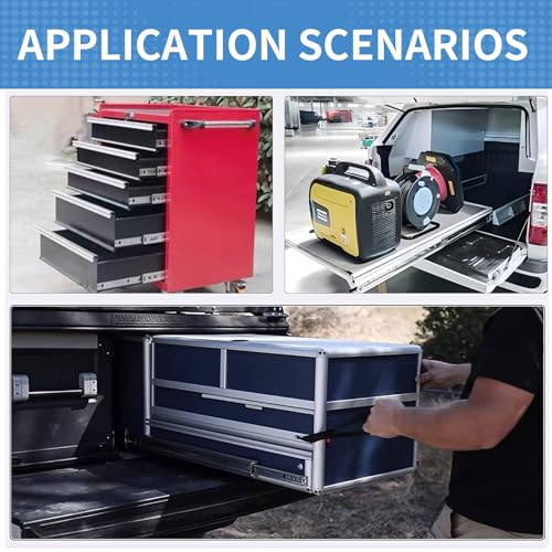 Sulawskys Soft Close Drawer Slides 18 Inch, 6 Pairs – Full Extension 100LB - size: 18inch-450mm
